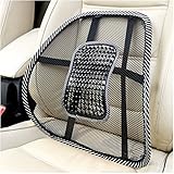 unory (TM) nueva elástica apoyo lumbar masaje silla de oficina respaldo de rejilla en casa coche cojín # 54991