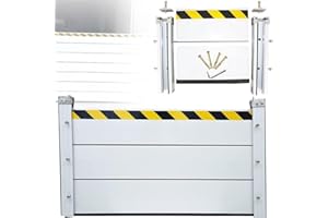 LIANGERMAO Alluminio Paratie antiallagamento, Paratia antiallagamento, Barriera antiallagamento, Barriere antiallagamento come alternativa ai sacchi di sabbia,Tenuta e durata elevate (70 * 40cm)