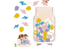 WEILONGB Belohnungsglas mit Sternen für Kinder, Belohnungstabelle für Kinder, Star Reward Jar, Belohnungsgläser für gutes Benehmen für Jungen und Mädchen (Dinosaurier)