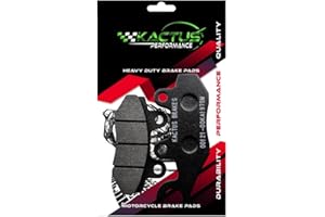 KACTUS Front Brake Pads for Honda CB125F 2014-2016 | Honda GLR 125cc 2014-2016 | FRONT or REAR Disc KAWASAKI NINJA 125cc 2019 to 2023 | FRONT or REAR Disc Brake Pads KAWASAKI NINJA 300 (2013 to 2016)