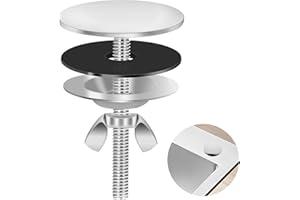 KUFAERBEAM Sink Hole Cover, Stainless Steel Sink Cover, Kitchen Sink Blanking Cap, Sink Tap Hole Cover, Sink Tap Hole Stopper Sink Accessories for Keeps Kitchen, Bathroom Sink Clean(Silver)