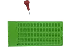 VISIONU 9 Renglones 28 Caracteres Pizarras para Braille Con Punzon