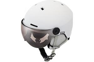 Meteor Ski Helmet with Earmuffs for Men, Women & Kids – Adjustable, Lightweight, Impact-Resistant Skiing & Snowboarding Helmet with Air Flow Ventilation & Removable Lining