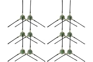 GYing 12 unids reemplazo Accesorios robot Partes de aspirador Partes de aspirador lavable cepillo lateral para OKP Life K2/K3/K7/K8