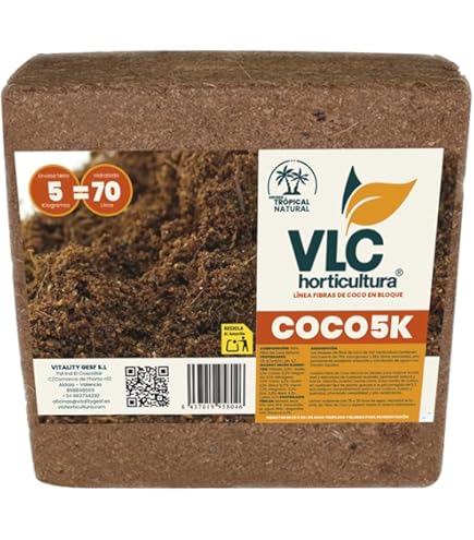 Fibra Di Cocco 120L - Substrato Naturale Per Piante, 12 Blocchi Da 10L, Per Orto E Terrario - Foto 6