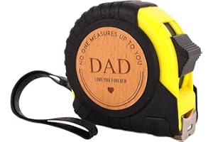 KAEMPE Dad Gifts, Tape Measure, Novelty Daddy Happy Birthday Gift, Funny Present From Son Or Daughter For Him Men
