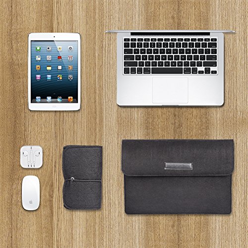 13 3 Zoll Tasche und H  lle f  r Laptop von Colleer  Laptoptasche Notebooktasche Laptop Schutzh  lle Tasche mit Karten-Slot   Kleine Filz Bag f  r Mac