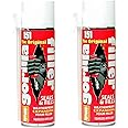 FERRIS | The Original Gorilla Filler [2 x 500ml] Weatherproof Expanding Foam Filler | Securely Seals & Fills, Squeezes into Gaps | Suitable for Filling, Sealing Gaps & Cavities