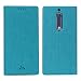 Produktbild Feitenn Nokia 5 Hülle, Premium PU Leder Tasche Wallet Flip Case Schutzhülle mit Kartenfächer Standfunktion PU Cover TPU Bumper Magnetisch Stand Cover Case für Nokia 5 5.2 Zoll,Blau
