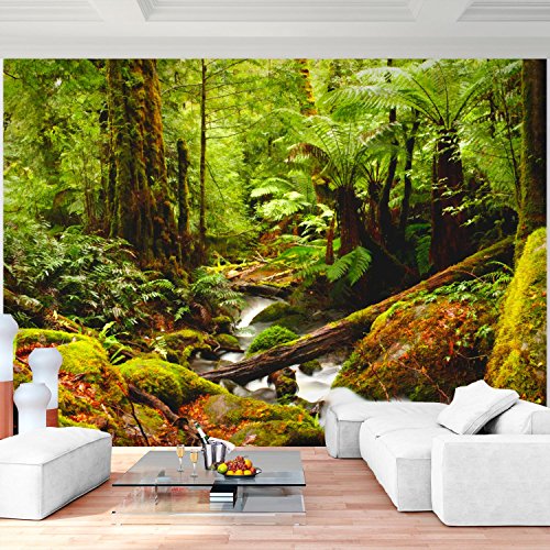 Fototapete Wald 308 x 220 cm - Vliestapete - Wandtapete - Vlies Phototapete - Wand - Wandbilder XXL - !!! 100% MADE IN GERMANY !!! Runa Tapete 9037010b