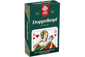 ASS Altenburger FSC Doppelkopf, französisches Bild, in Faltschachtel, White, 95 x 60 x 20 mm