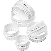 Tala Reversible Pastry and Cookie Cutters, Perfect for Pastry, Cookie Dough, Biscuits, Scones and Many More, Double Edged for