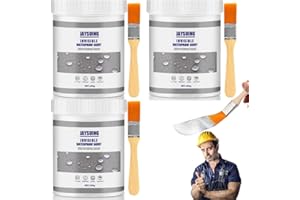 HONGECB Przezroczysty wodoodporny klej, środek zapobiegający wyciekom, wodoodporny uszczelniacz izolacyjny, uszczelniacz wycieków wody, niewidoczny wodoodporny środek do płytek, ścian, dachu, 900 g