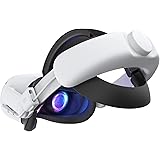 KIWI design Sangle de Tête avec Batterie 6400mAh Confortable Compatible avec Quest 2 Accessoire, Batterie de Remplacement San