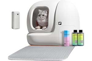 PETKIT Pura Max Selbstreinigende Katzentoilette, 76L Katzenklo Selbstreinigend,xSecure/Geurverwijdering/App-Steuerung/Maximal