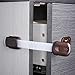Blulu 4 PCS Baby Safety Locks Cabinet Latch, Brown