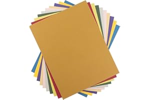 MBC MAT BOARD CENTER Matte Board Center, 10 Stück, 21,6 x 28,9 cm, gemischte Farben, ungeschnittene Mattenbretter / Rückwände für Bastelarbeiten, Rahmen, Fotos und mehr, G32.MBC.35HH26U