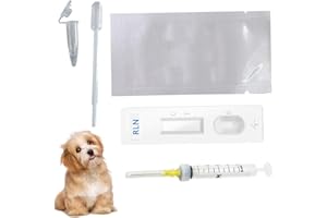 JORZER Dog Pregnancy Test Kit at Home, Fast and Accurate Detection Dog Pregnancy Test with Buffer, Disposable Early for Dogs