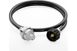 CALPOSE Propane Fuel Filter F273699 with 6FT Hose for Mr.Heater Buddy Portable Buddy and Big Buddy Heaters, Heater Propane Hose with QCC1/Type1 Adapter Connect 20-45 Lb Propane Tanks, Certification