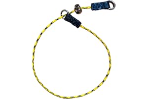 EQ K9 EXTRA QUALITY K9 TRAINING EQ K9 Slip Collar For Dog Training, Handmade Choke Collar for Dogs with Handle & Strap, Best for Pulling, Obedience, Dog Behaviour Training with A Chrome Limiter, Medium Breeds