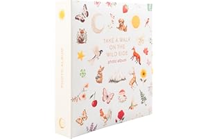 Grupo Erik Álbum de fotos de 6 x 4 pulgadas, lado salvaje, 10 x 15 cm, 200 bolsillos, libro de recuerdos, regalos de menos de 15 libras, bonitos regalos para mujeres y hombres