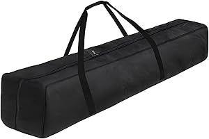YeahBoom Bolsa de Trípode Portátil 120x20x20cm, Organizadora para Soportes de Luz y Accesorios de Fotografía (Negro)