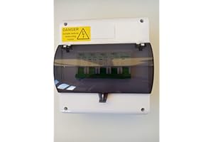 BYUP ZGZ 3 Way garage,shed consumer unit/fuse box,63A isolation switch and 3 MCB's (6Amp, 2 x 16Amp MCB's)