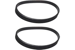 SANKUAI 2 Piezas Correa 6pj490 Para Cortacésped Rotativo Eléctrico, Correa 490j6 Sincronización De Bucle Cerrado