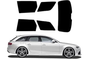 LOLLOMOTO Compatibile con Audi A4 Avant dal 2009 al 2015 Pellicole Oscuramento Vetri Auto Pre Tagliate a Misura - 05%