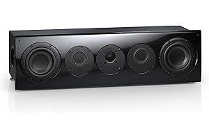 Nubert nuVero 70 | Schwarzer Centerlautsprecher | 1 Stück Kompaktlautsprecher | Lautsprecher für Heimkino & Musikgenuss | Stimmen auf höchstem Niveau | Passive Centerbox 3 Wege Technik Made in Germany