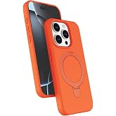 CONSTRAIN - iPhone 14 Pro Max ile uyumlu Apple Kılıf Magsafe ile uyumlu Halkalı Extra Standlı i&ccedil;i Kadife Yumuşak Renkli Silik