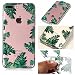 Produktbild iPhone 7 PLUS / iPhone 8 PLUS Hülle,Fanryn Schutzhülle / Cover / Case Bunte Muster Weich TPU Handy Hülle Etui Cover Protective Shell Soft Schutzhülle Telefon Kasten für Apple iPhone 7 PLUS / iPhone 8 PLUS – Bananenblätter