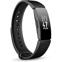 Fitbit Inspire Health & Fitness Tracker with Auto-Exercise Recognition, 5 Day Battery, Sleep & Swim Tracking, Black