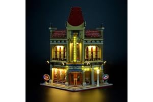 GEAMENT Set di Luci LED Compatibile Con LEGO il palazzo del cinema (Palace Cinema) – Kit Di Illuminazione per Creator 10232 (Modello di mattoncini non incluso)