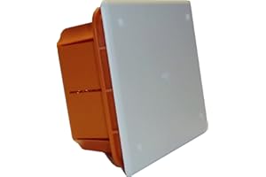 Electraline 60404 Abzweigdose Unterputz Mauerwerk 120 x 100 x 50 mm, Weiß