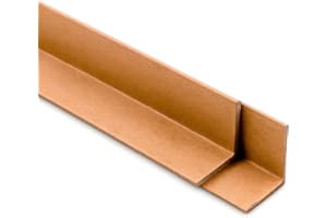 TELECAJAS.COM Cantonera Esquinera Robusta de cartón para Muebles y Palets en forma de L Material Compacto 100% reciclada (160 cm (12 ud.))