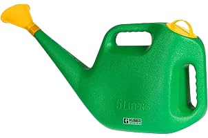 Kuber Industries Plastic Squere Watering Can for Plants & Garden 5 Litre (Green) 53KM3803