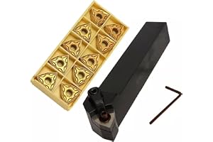 SPORTARC Premium metall efterbehandling verktygssats 20 mm svarv vridning verktygshållare med hårdmetallskär