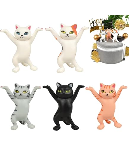 Porte-stylos En Forme De Chat Genkigold – Lot De 5, Mignons Et Fonctionnels Pour Bureau Ou Décoration