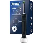Oral-B Rechargeable/Electric Toothbrush Vitality Pro Black Protection and Cleaning