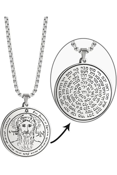 Collana Albero Della Vita E Stella Di Davide VASSAGO | Acciaio Inox, Gioiello Religioso Uomo Donna, Regalo