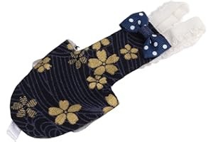 01 02 015 Parrots Diaper, Golden Flower Pattern Washable Pet Bird Nappies Soft Reusable Elastic for Budgies for Macaw for Cockatiels(L, Tibetan Golden Flower)