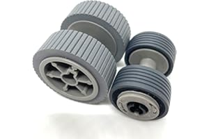 CeaMere Fi-6130 Replacement Scanner Pickup Roller Brake Roller for Fujitsu Fi-6130 Fi-6125 Fi-6225 Fi-6130z Fi-6140 Fi-6140Z Fi-6230 Fi-6240Z