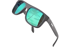 Verdster Occhiali da Sole Non Polarizzati da Donna Retrò Quadrati Classici Anni 90 Occhiali da Uomo Sport Escursionismo Guida Spiaggia Islander