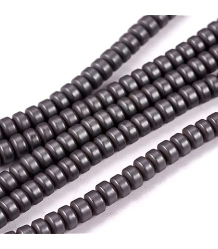 Perline Ematite Tonde - 100 Pezzi, 4/6/8 Mm, Nere, Non - Foto 2