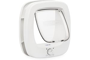 PetSafe Big Cat Flap - Interior & Exterior Pet Door - 4-Way Lock & Soft Close Flap - For Cats & Small Dogs