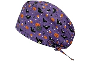 HappyHat - Gorro hospital HALLOWEEN Mujer color: Morado