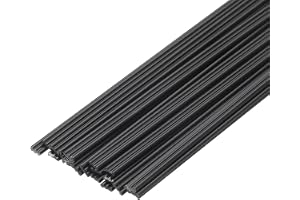 QUARKZMAN Plast svetsstänger PP remsor svetsning 8" svart 20 st