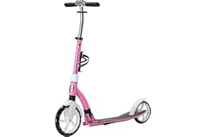 STAR SCOOTER Monopattino per Bambini de 8-16 Anni e Adulti | City Scooter 2 Ruote 205mm o 230mm Pieghevole con Manubrio Regolabile | predellino XXL, Sospensione