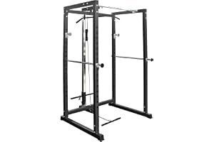 Hansson Sports® Power Rack Squat Cage kraftstation med pull up-stång, utbyggbar med lyktdrag, certifierad premiumkvalitet enligt EN957, kan belastas på 400 kg!